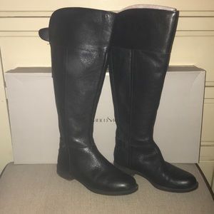 Knee high black boots